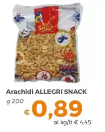 Tocal Arachidi ALLEGRI SNACK offerta