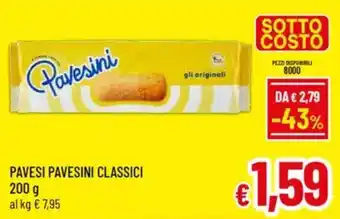 A&O Pavesi pavesini classici offerta