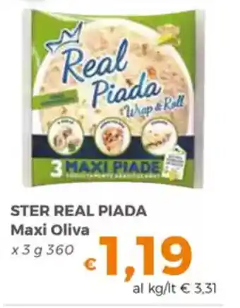 Tocal STER REAL PIADA Maxi Oliva offerta