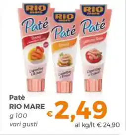 Tocal Patè RIO MARE offerta