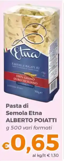 Tocal Pasta di Semola Etna ALBERTO POIATTI offerta