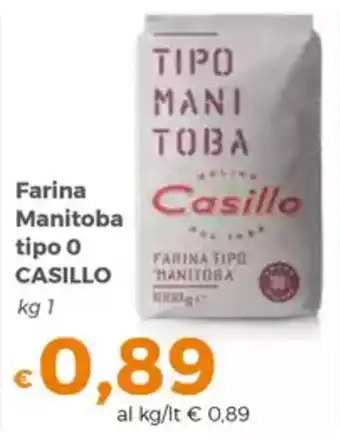 Tocal Farina Manitoba tipo 0 CASILLO offerta