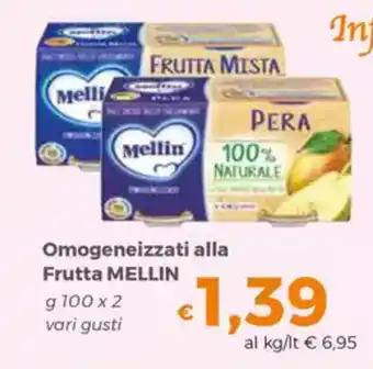 Tocal Omogeneizzati alla Frutta MELLIN offerta