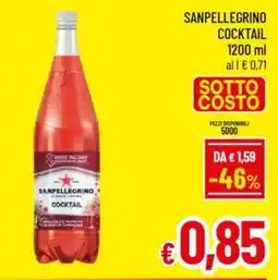 A&O Sanpellegrino cocktail offerta