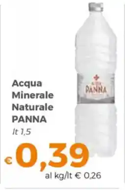 Tocal Acqua Minerale Naturale PANNA offerta