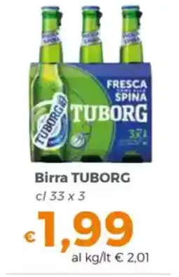 Tocal Birra TUBORG offerta