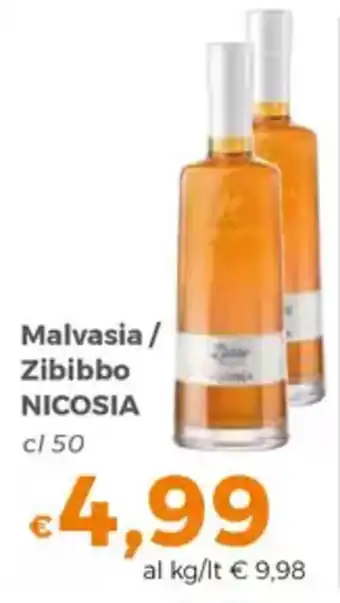 Tocal Malvasia/ Zibibbo NICOSIA offerta