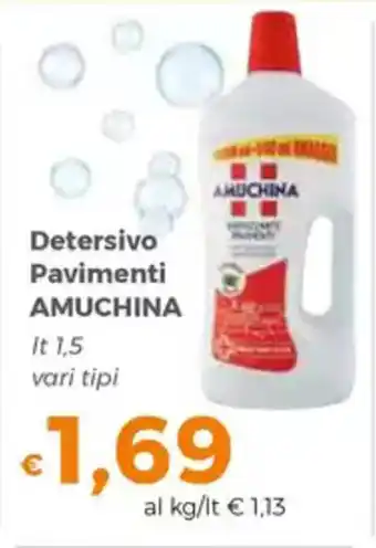 Tocal Detersivo Pavimenti AMUCHINA offerta