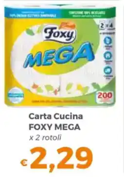 Tocal Carta Cucina FOXY MEGA offerta