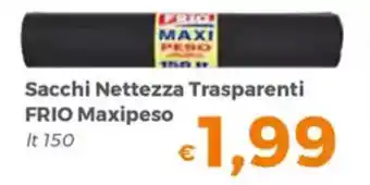 Tocal Sacchi Nettezza Trasparenti FRIO Maxipeso offerta