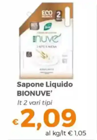 Tocal Sapone Liquido BIONUVE' offerta