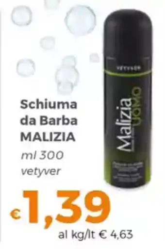 Tocal Schiuma da Barba MALIZIA offerta