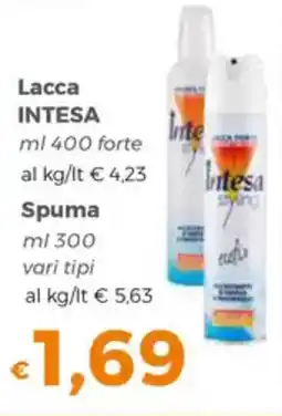 Tocal Lacca INTESA Spuma offerta