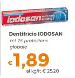 Tocal Dentifricio IODOSAN offerta