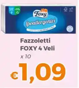 Tocal Fazzoletti FOXY 4 Veli offerta