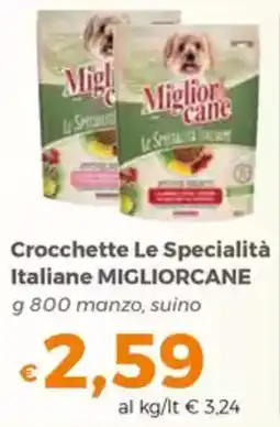 Tocal Crocchette Le Specialità Italiane MIGLIORCANE offerta