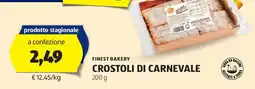 ALDI FINEST BAKERY CROSTOLI DI CARNEVALE offerta