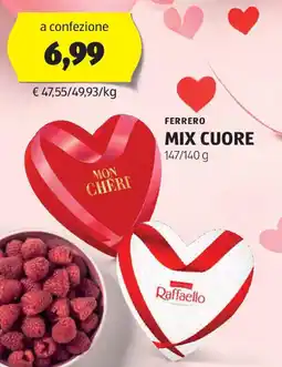 ALDI Ferrero mix cuore offerta