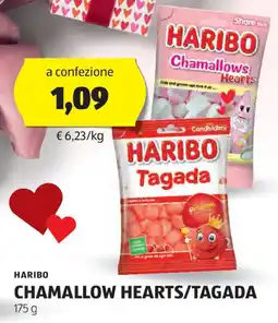 ALDI Haribo chamallow hearts/tagada offerta