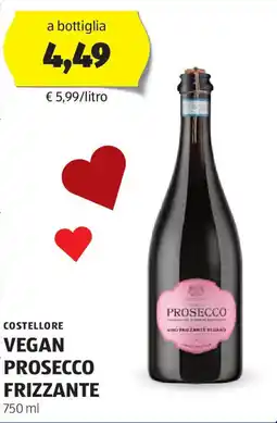 ALDI Costellore vegan prosecco frizzante offerta