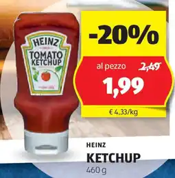 ALDI Heinz ketchup offerta