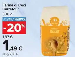 Carrefour Farina di Ceci Carrefour offerta