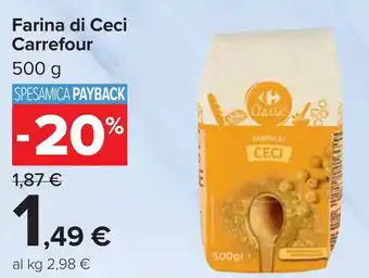 Carrefour Farina di Ceci Carrefour offerta