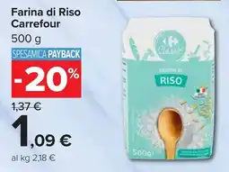 Carrefour Farina di Riso Carrefour offerta