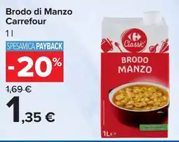 Carrefour Brodo di Manzo Carrefour offerta