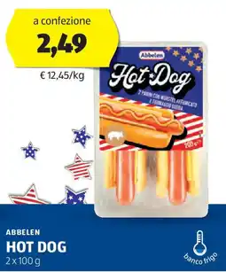 ALDI Abbelen hot dog offerta