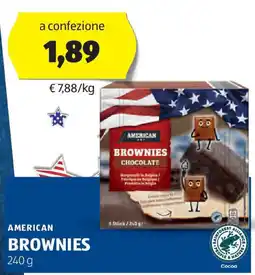 ALDI American brownies offerta