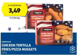 ALDI American chicken tortilla fries/pizza nuggets offerta