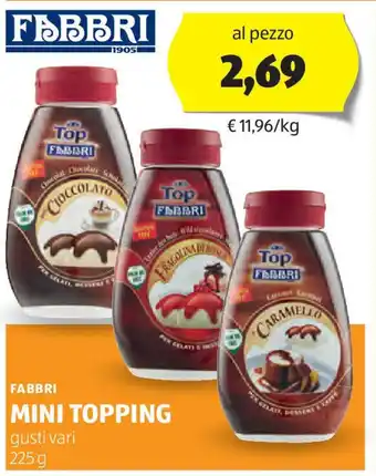 ALDI Fabbri mini topping offerta