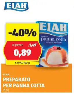 ALDI Elah preparato per panna cotta offerta