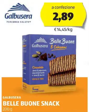 ALDI Galbusera belle buone snack offerta