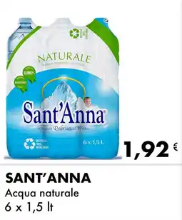 Iper Tosano SANT'ANNA Acqua naturale offerta