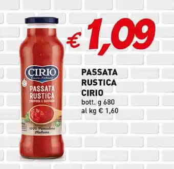 Coal Passata rustica CIRIO offerta