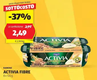 ALDI Danone activia fibre offerta