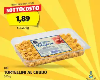 ALDI Fini tortellini al crudo offerta