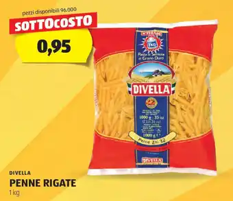 ALDI Divella penne rigate offerta