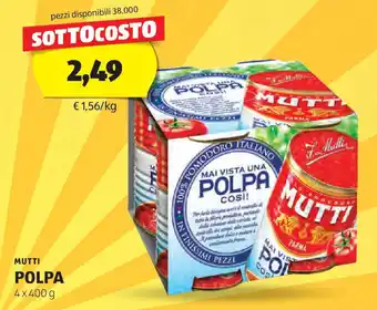 ALDI Mutti polpa offerta