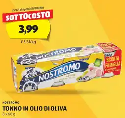 ALDI Nostromo tonno in olio di oliva offerta