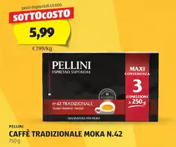 ALDI Pellini caffè tradizionale moka n.42 offerta