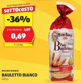 ALDI Mulino bianco bauletto bianco offerta