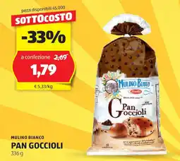 ALDI Mulino bianco pan goccioli offerta