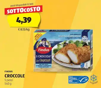 ALDI Findus croccole offerta