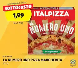 ALDI Italpizza la numero uno pizza margherita offerta