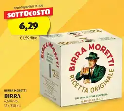 ALDI Birra moretti birra offerta