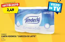 ALDI Tenderly carta igienica "carezza di latte" offerta