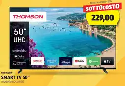 ALDI THOMSON SMART TV 50" modello 50UA5S13 offerta